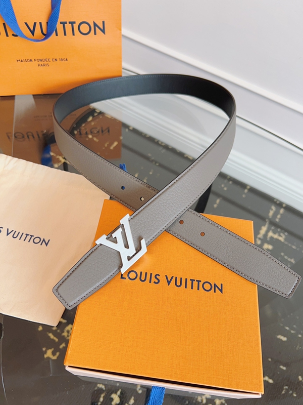 ルイヴィトンベルト角部分ディテール